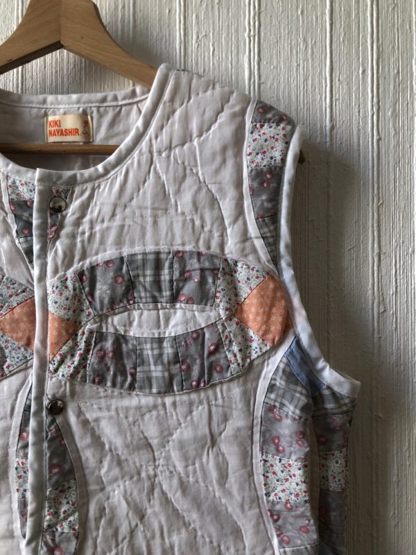 Veste sans manche patchwork – Image 4