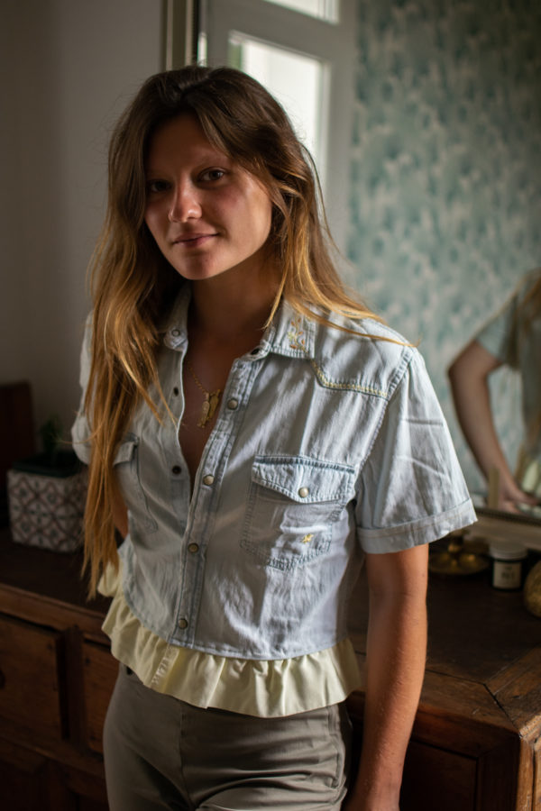 Chemise upcyclée Louise