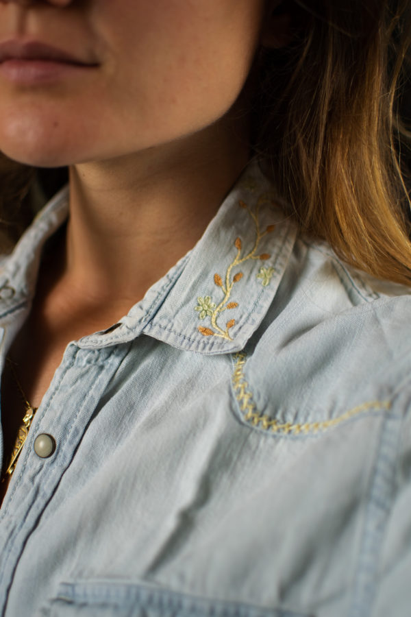 Chemise upcyclée Louise – Image 3