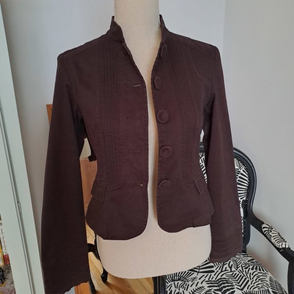 Veste en jean Upcyclée taille 36 – Image 3