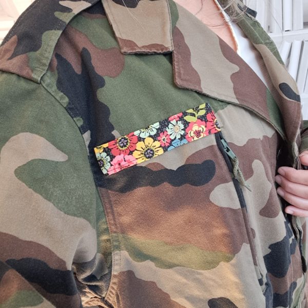 Veste Militaire Upcyclée taille XXL – Image 4