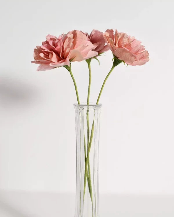 Trio Rosé – Œillets en papier – Image 7