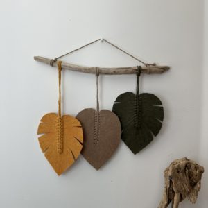 kit 3 feuilles macramé